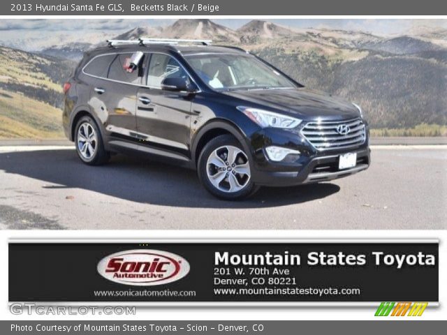 2013 Hyundai Santa Fe GLS in Becketts Black