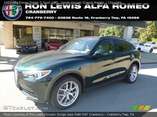 2019 Alfa Romeo Stelvio Ti Sport AWD in Verde Visconti (Green) Metallic