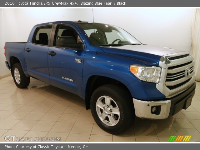 2016 Toyota Tundra SR5 CrewMax 4x4 in Blazing Blue Pearl