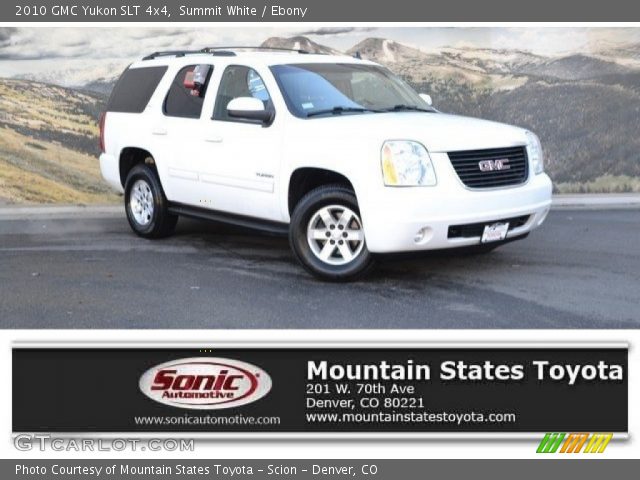 2010 GMC Yukon SLT 4x4 in Summit White