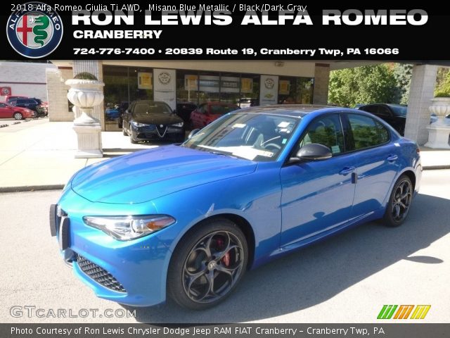 2018 Alfa Romeo Giulia Ti AWD in Misano Blue Metallic