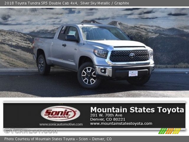 2018 Toyota Tundra SR5 Double Cab 4x4 in Silver Sky Metallic