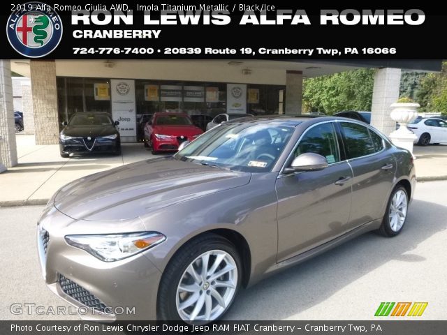 2019 Alfa Romeo Giulia AWD in Imola Titanium Metallic