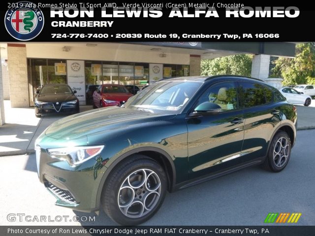 2019 Alfa Romeo Stelvio Ti Sport AWD in Verde Visconti (Green) Metallic