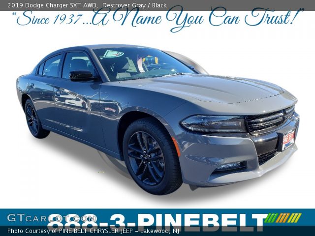 2019 Dodge Charger SXT AWD in Destroyer Gray
