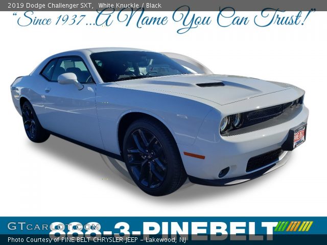 2019 Dodge Challenger SXT in White Knuckle