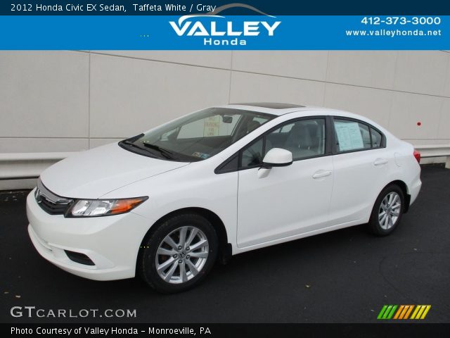 2012 Honda Civic EX Sedan in Taffeta White
