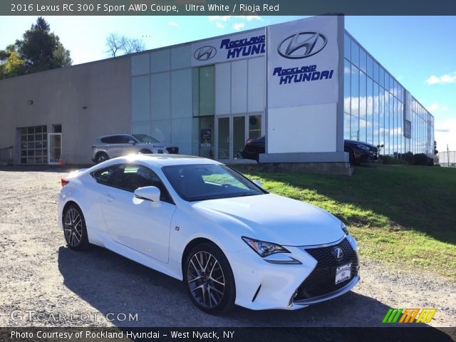 2016 Lexus RC 300 F Sport AWD Coupe in Ultra White