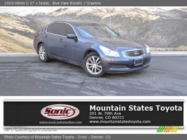 2009 Infiniti G 37 x Sedan in Blue Slate Metallic