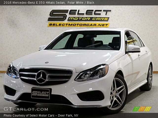 2016 Mercedes-Benz E 350 4Matic Sedan in Polar White