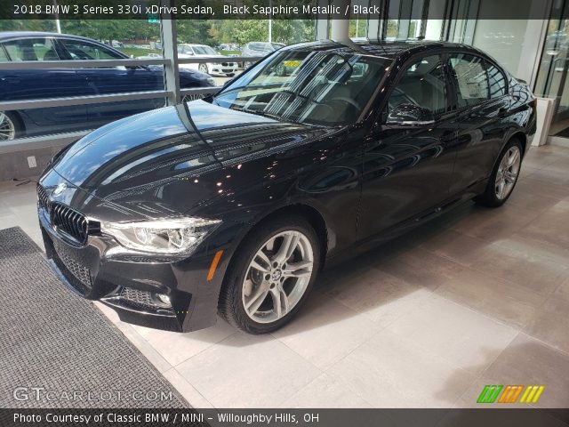 2018 BMW 3 Series 330i xDrive Sedan in Black Sapphire Metallic