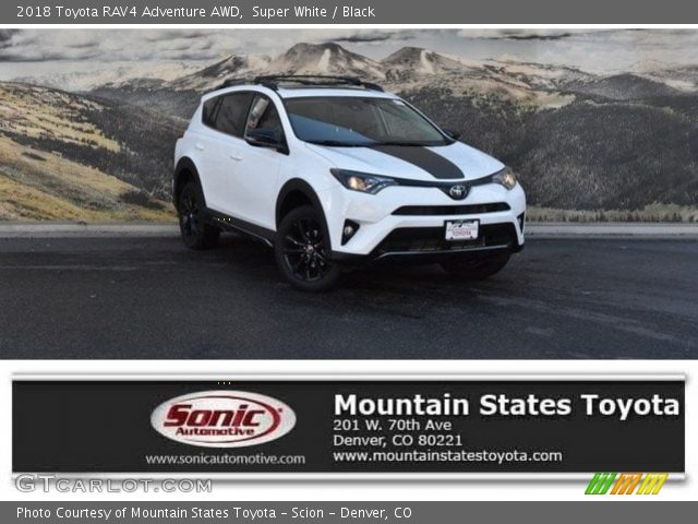 2018 Toyota RAV4 Adventure AWD in Super White