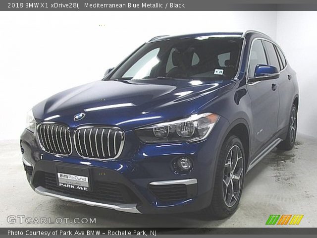 2018 BMW X1 xDrive28i in Mediterranean Blue Metallic