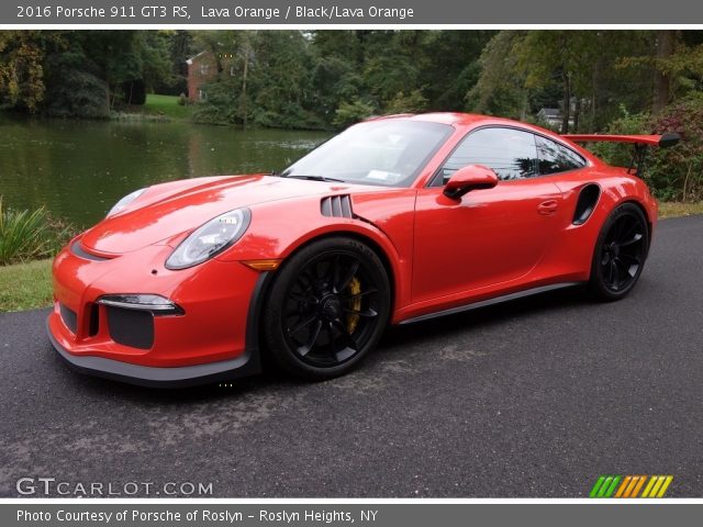 2016 Porsche 911 GT3 RS in Lava Orange