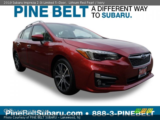 2019 Subaru Impreza 2.0i Limited 5-Door in Lithium Red Pearl