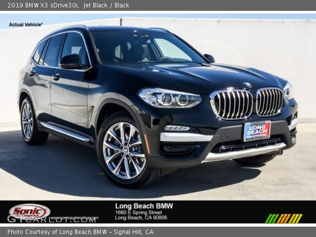 2019 BMW X3 sDrive30i in Jet Black