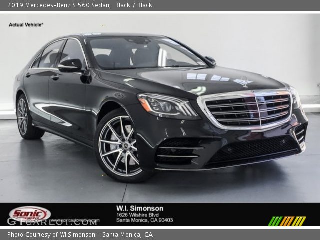 2019 Mercedes-Benz S 560 Sedan in Black