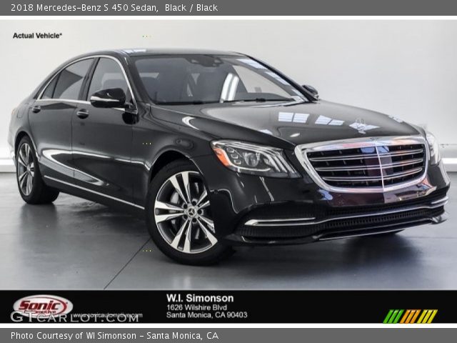 2018 Mercedes-Benz S 450 Sedan in Black