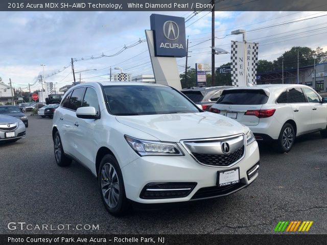 2016 Acura MDX SH-AWD Technology in White Diamond Pearl