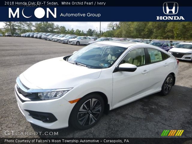 2018 Honda Civic EX-T Sedan in White Orchid Pearl