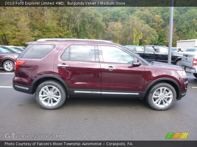 2019 Ford Explorer Limited 4WD in Burgundy Velvet