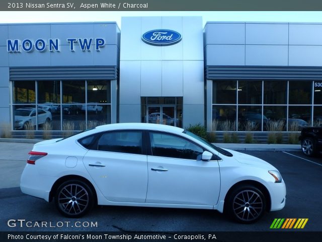 2013 Nissan Sentra SV in Aspen White