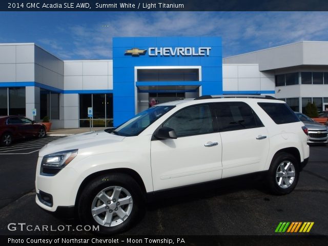 2014 GMC Acadia SLE AWD in Summit White