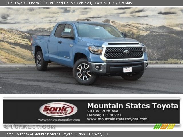 2019 Toyota Tundra TRD Off Road Double Cab 4x4 in Cavalry Blue