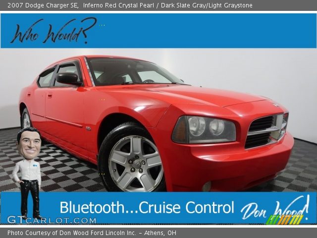 2007 Dodge Charger SE in Inferno Red Crystal Pearl