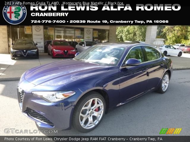 2019 Alfa Romeo Giulia Ti AWD in Montecarlo Blue Metallic