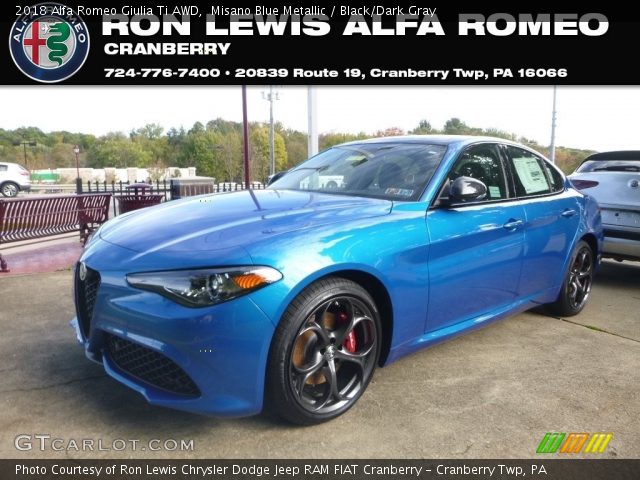 2018 Alfa Romeo Giulia Ti AWD in Misano Blue Metallic