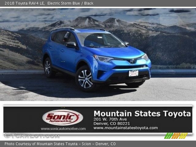 2018 Toyota RAV4 LE in Electric Storm Blue