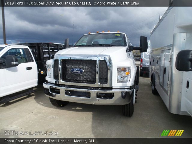 2019 Ford F750 Super Duty Regular Cab Chassis in Oxford White