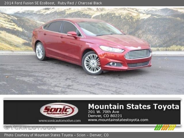 2014 Ford Fusion SE EcoBoost in Ruby Red