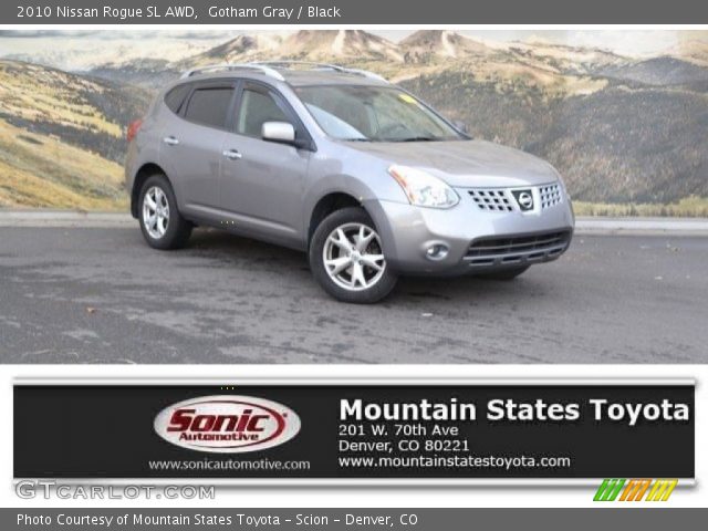 2010 Nissan Rogue SL AWD in Gotham Gray