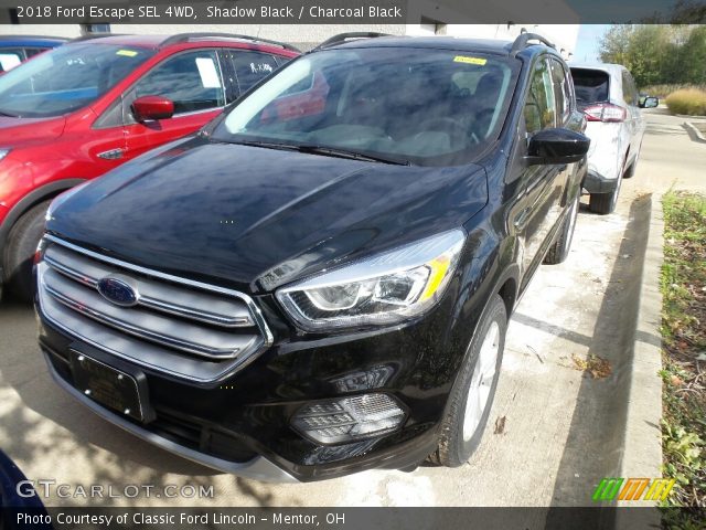 2018 Ford Escape SEL 4WD in Shadow Black
