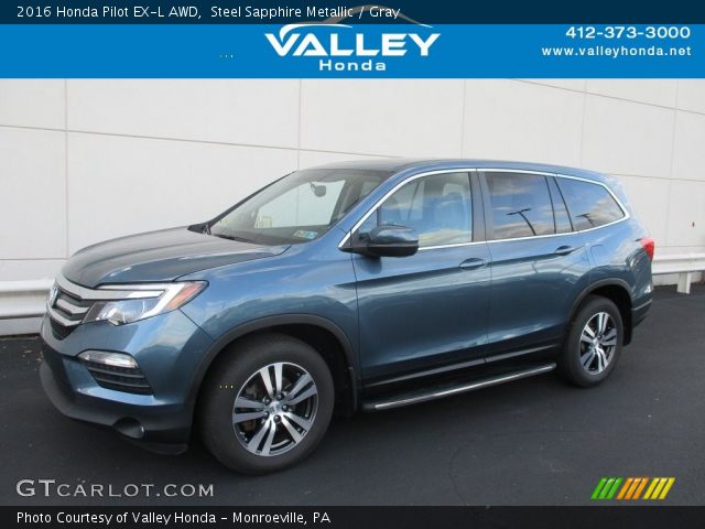 2016 Honda Pilot EX-L AWD in Steel Sapphire Metallic