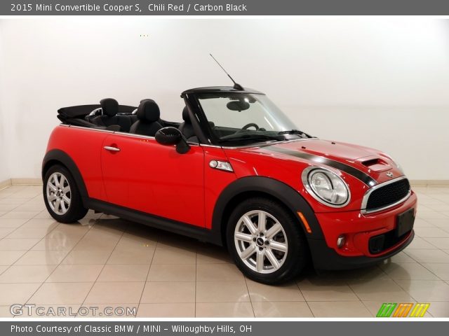 2015 Mini Convertible Cooper S in Chili Red