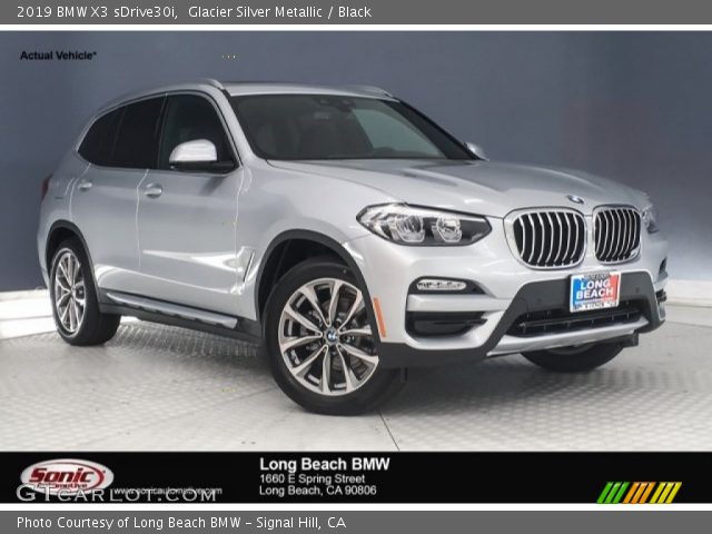 2019 BMW X3 sDrive30i in Glacier Silver Metallic