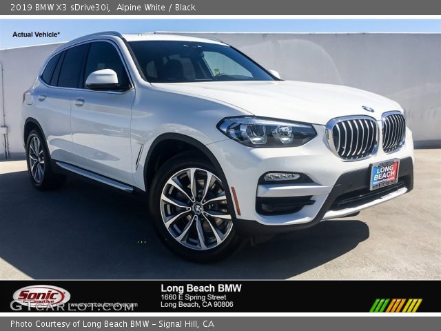 2019 BMW X3 sDrive30i in Alpine White
