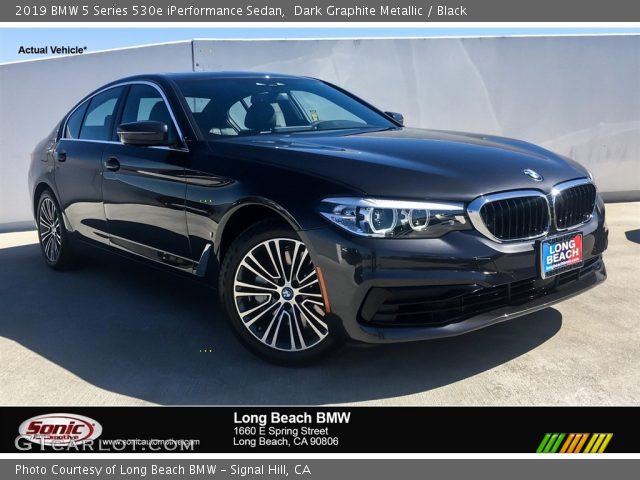 2019 BMW 5 Series 530e iPerformance Sedan in Dark Graphite Metallic