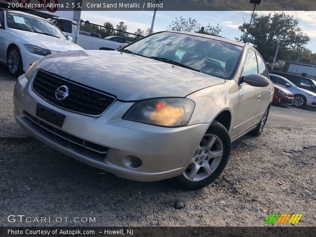 2006 Nissan Altima 2.5 S in Coral Sand Metallic