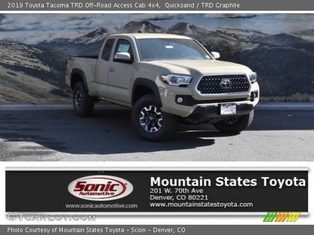 2019 Toyota Tacoma TRD Off-Road Access Cab 4x4 in Quicksand