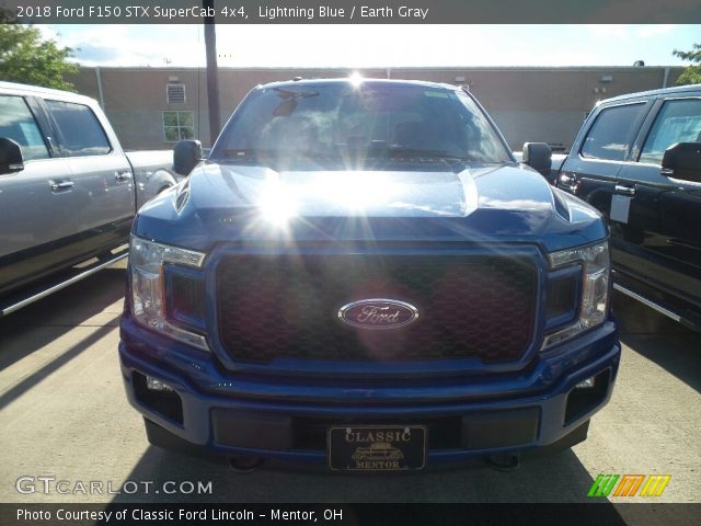 2018 Ford F150 STX SuperCab 4x4 in Lightning Blue