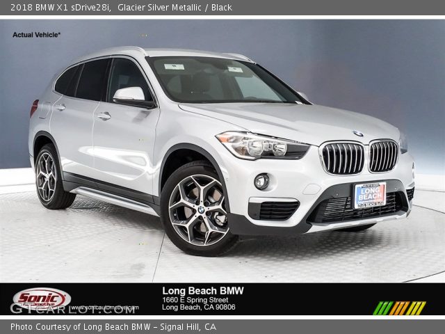 2018 BMW X1 sDrive28i in Glacier Silver Metallic