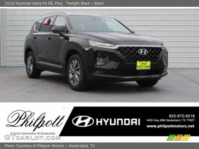 2019 Hyundai Santa Fe SEL Plus in Twilight Black