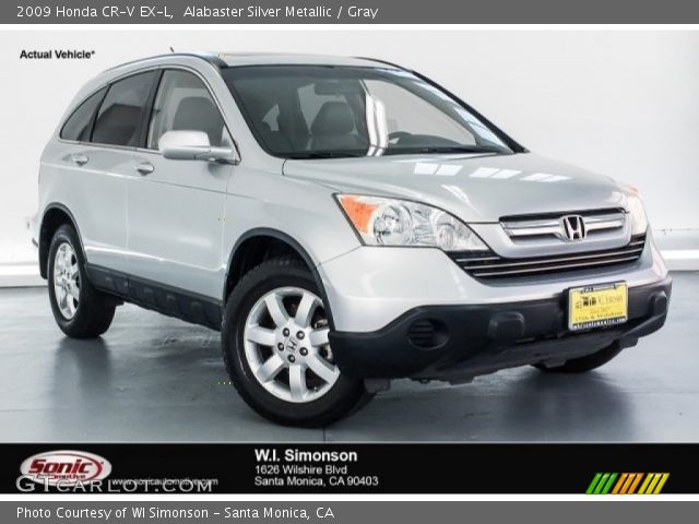 2009 Honda CR-V EX-L in Alabaster Silver Metallic