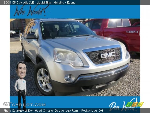 2008 GMC Acadia SLE in Liquid Silver Metallic