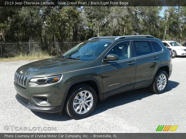 2019 Jeep Cherokee Latitude in Olive Green Pearl