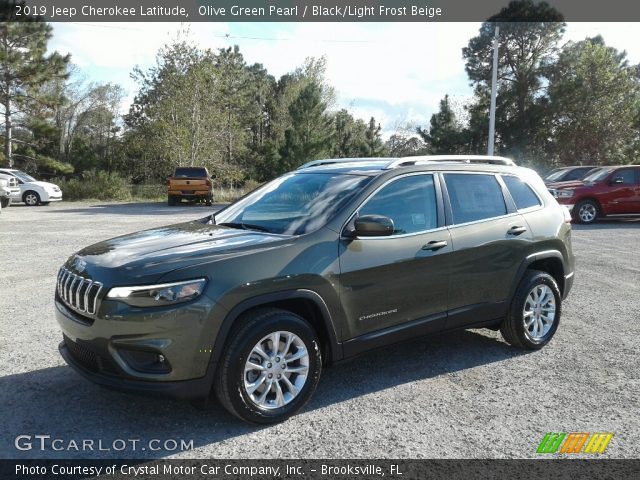 2019 Jeep Cherokee Latitude in Olive Green Pearl